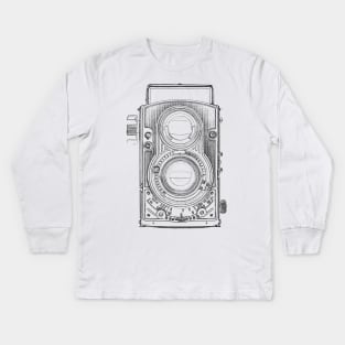 Vintage Camera Kids Long Sleeve T-Shirt